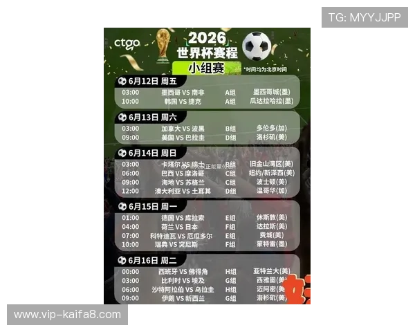 2026年世界杯非洲区预选赛赛程安排及比赛场馆详细介绍
